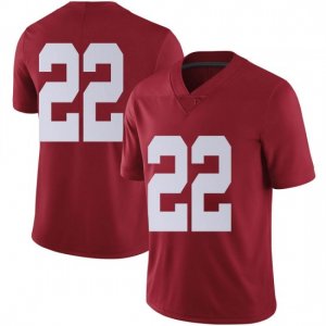 NCAA Men's Alabama Crimson Tide #22 Ronald Williams Jr. Stitched College Nike Authentic No Name Crimson Football Jersey HH17Z78MX